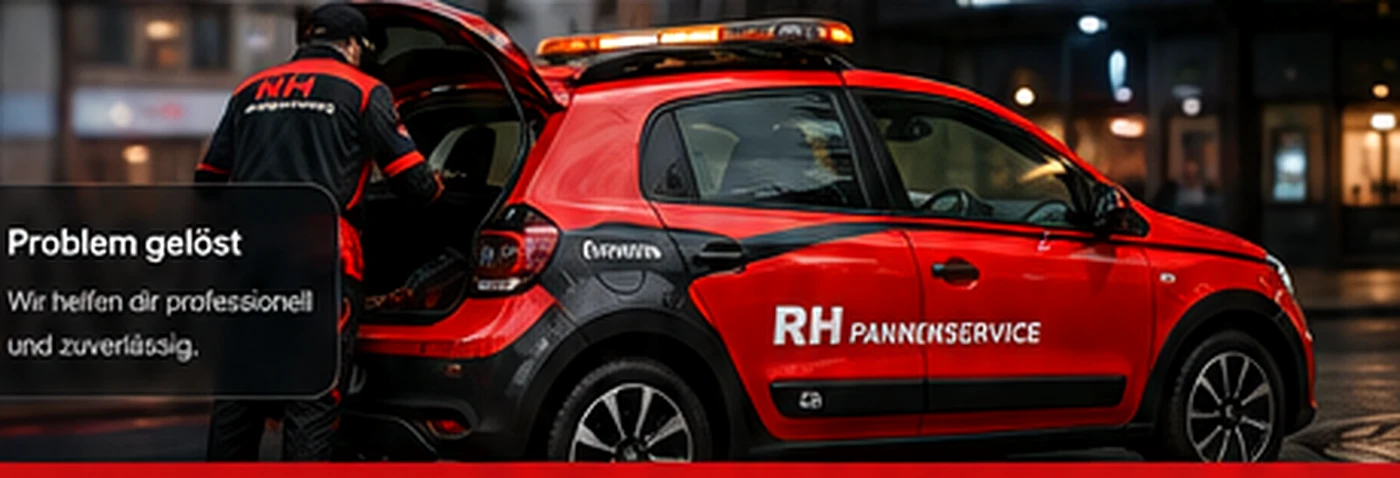 RH Pannenservice Twingo bei einem Einsatz in Hannover